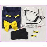 Blue Archive Ajitani Hifumi Shimoe Koharu Maid Jump Cafe Collaboration Cosplay Costume