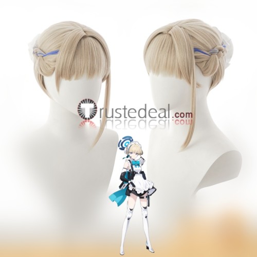 Blue Archive Asuma Toki Ajitani Hifumi Shiranui Kaya Golden Purple Cosplay Wigs