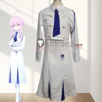 Blue Archive General Student Council's Defense Office Shiranui Kaya White Set Cosplay Costume