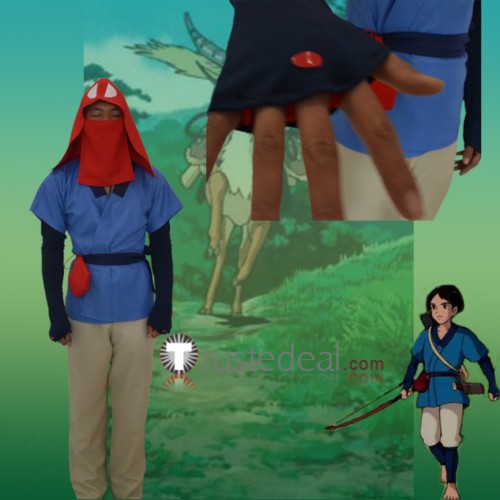 Princess Mononoke Ashitaka Cosplay Costume