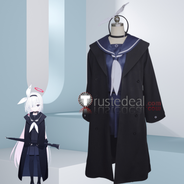 Blue Archive A.R.O.N.A Plana Formula Black Set Cosplay Costume