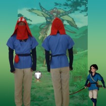 Princess Mononoke Ashitaka Cosplay Costume