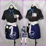 Blue Archive Countermeasures Committee Kuromi Serika Shiba Seki Ramen Work Uniform Cosplay Costume