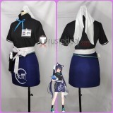 Blue Archive Countermeasures Committee Kuromi Serika Shiba Seki Ramen Work Uniform Cosplay Costume