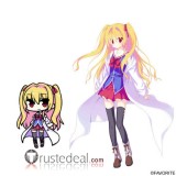 Irotoridori No Sekai The Colorful World Shinku Nikaidou Blonde Styled Ponytails Cosplay Wig