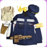 Blue Archive Highlander Railroad Academy Freight Transport Management Department Utsumi Aoba Uniform Cosplay Costume