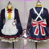 Blue Archive School Lunch Club Aikiyo Fuuka Ushimaki Juri Maid Cosplay Costumes