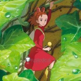 The Secret World of Arrietty Arrietty Clock Red Dress Cosplay Costume
