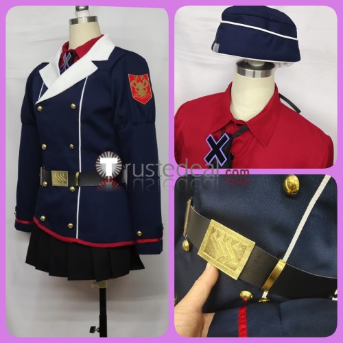 Blue Archive Handyman 68 Igusa Haruka Dark Blue Cosplay Costume
