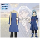 Tensei Shitara Slime Datta Ken Rimuru Tempest Human Form Blue Cosplay Costume