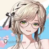 Goddess of Victory Nikke Maid For You Ade Blonde Styled Cosplay Wig