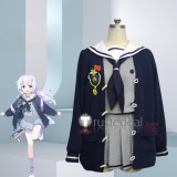 Blue Archive Trinity Vigilante Crew Uzawa Reisa Morizuki Suzumi Formula Uniform Grey Cosplay Costumes
