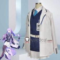 Blue Archive Engineering Department Head Shiraishi Utaha Formula White Blue Set Cosplay Costume