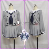 Blue Archive Trinity Vigilante Crew Uzawa Reisa Morizuki Suzumi Formula Uniform Grey Cosplay Costumes