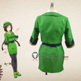 Uma Musume Pretty Derby Tracen Academy Director Secretary Tazuna Hayakawa Green Uniform Cosplay Costume