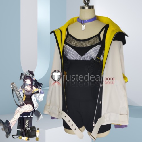 Blue Archive Engineering Department Nekozuka Hibiki Formula White Black Set Cosplay Costume