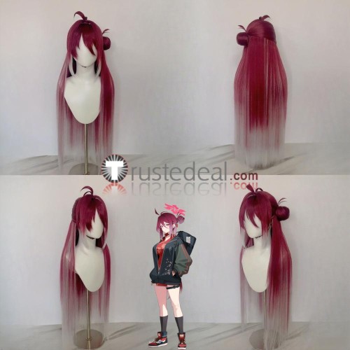 Blue Archive Kayama Reijo Mikamo Neru Murokasa Akane Morizuki Suzumi Red Brown Grey Cosplay Wigs