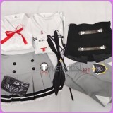 Blue Archive Trinity Vigilante Crew Uzawa Reisa Morizuki Suzumi Formula Uniform Grey Cosplay Costumes