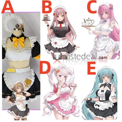 Goddess of Victory Nikke Anis Rapi Dorothy Alice Privaty Maid Jump Cafe Collaboration Cosplay Costumes
