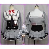 Blue Archive Trinity Vigilante Crew Uzawa Reisa Morizuki Suzumi Formula Uniform Grey Cosplay Costumes