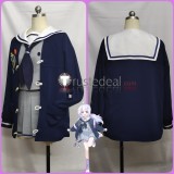 Blue Archive Trinity Vigilante Crew Uzawa Reisa Morizuki Suzumi Formula Uniform Grey Cosplay Costumes