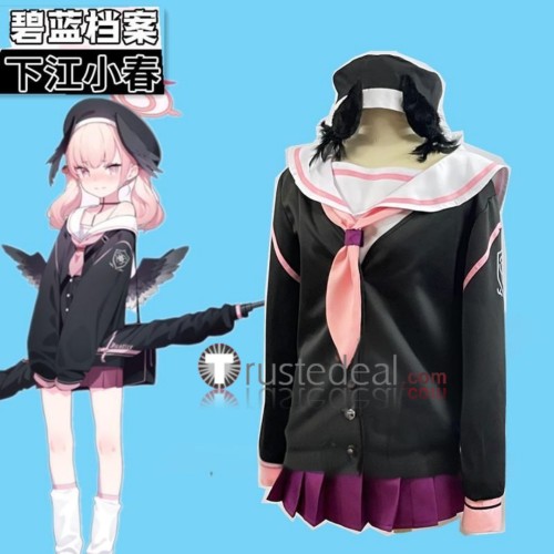 Blue Archive Supplementary Lessons Department Shimoe Koharu Sailor Set Cosplay Costume