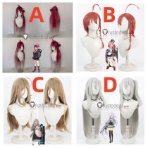 Blue Archive Kayama Reijo Mikamo Neru Murokasa Akane Morizuki Suzumi Red Brown Grey Cosplay Wigs