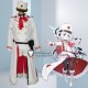 Blue Archive Leader of the Red Winter Office Renkawa Cherino White Cosplay Costume