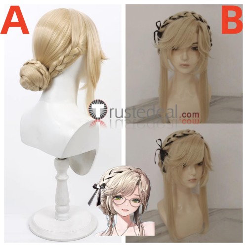 Goddess of Victory Nikke Maid For You Ade Blonde Styled Cosplay Wig