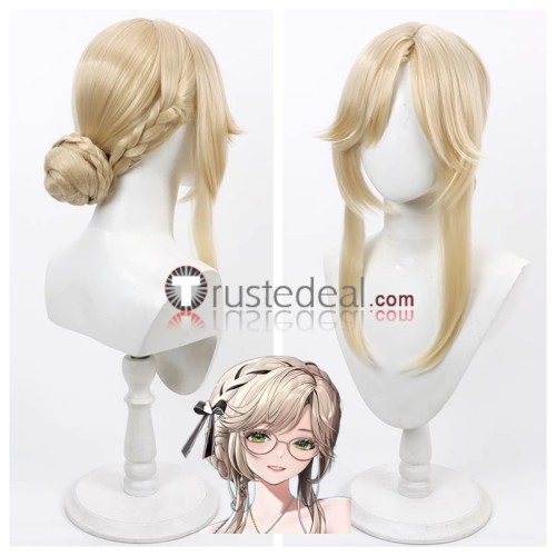 Goddess of Victory Nikke Maid For You Ade Blonde Styled Cosplay Wig
