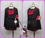 Blue Archive Justice Realization Committee Shizuyama Mashiro Sailor Set Black Cosplay Costume