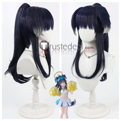 Blue Archive Nekozuka Hibiki Hanekawa Hasumi Kenzaki Tsurugi Komakaze Rabu Black Red Cosplay Wigs