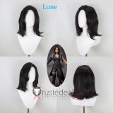 Clair Obscur Expedition 33 Sciel Maelle Lune Gustave Brown Red Black Styled Cosplay Wig