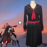 Blue Archive Justice Realization Committee Vice Chairwoman Hanekawa Hasumi Chairwoman Kenzaki Tsurugi Sailor Set Black Cosplay Costumes
