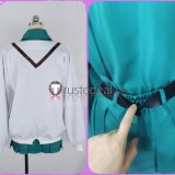 Mobile Suit Gundam GQuuuuuuX Amate Yuzuriha Uniform White Green Cosplay Costume