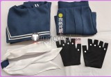 Blue Archive Bad Girls Dark Blue Uniform Cosplay Costumes