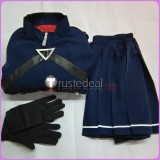 Blue Archive Horus of Dawn Black Takanashi Hoshino Blue Cosplay Costume