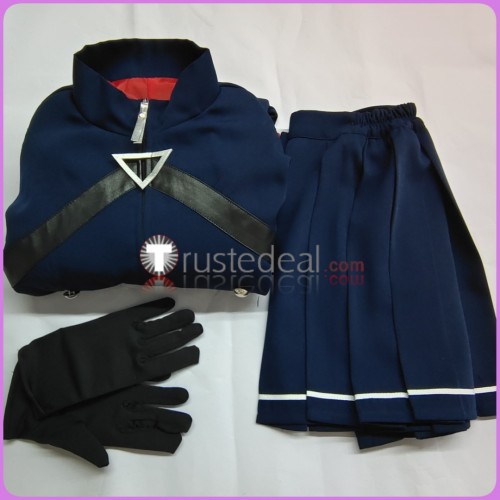 Blue Archive Horus of Dawn Black Takanashi Hoshino Blue Cosplay Costume