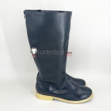 Library Of Ruina Binah Zena Yan Black Gold Cosplay Shoes Boots