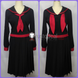 Blue Archive Justice Realization Committee Vice Chairwoman Hanekawa Hasumi Chairwoman Kenzaki Tsurugi Sailor Set Black Cosplay Costumes