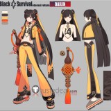 Eternal Return Black Survival Li Dailin Black Justyna Red Styled Cosplay Wig