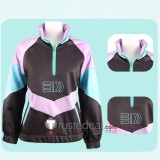 Splatoon 2 Ninja Squid Sports Coat Red Purple Jacket Hoodie Cosplay Costume