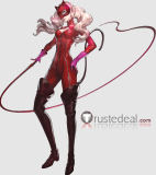 Persona5 Ann Takamaki Red Body Suit Cosplay Costume