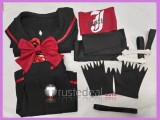 Blue Archive Justice Realization Committee Shizuyama Mashiro Sailor Set Black Cosplay Costume