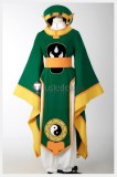 Cardcaptor Sakura Li Syaoran Green Battle Robe Cosplay Costume 3