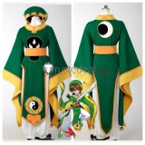 Cardcaptor Sakura Li Syaoran Green Battle Robe Cosplay Costume 3