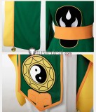 Cardcaptor Sakura Li Syaoran Green Battle Robe Cosplay Costume 3