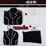 Vampire Knight Day Night Class Boy Kiryu Zero Kaname Kuran Daily Wear Version White BLack Cosplay Costumes