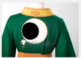 Cardcaptor Sakura Li Syaoran Green Battle Robe Cosplay Costume 3