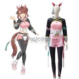 Uma Musume Pretty Derby Dantsu Flame Cesario Performance Black Pink Cosplay Costumes